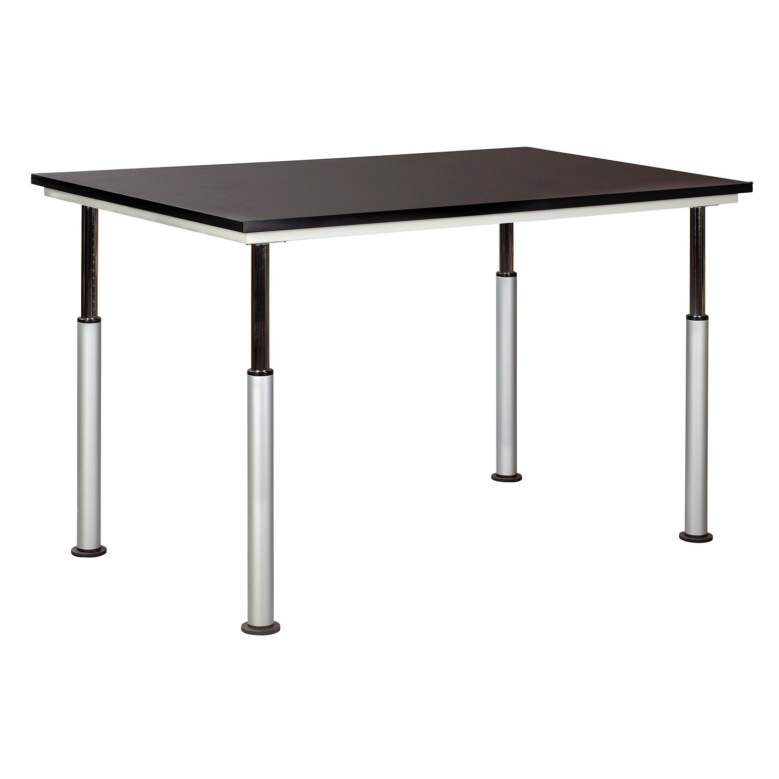 SHAIN Adaptable Table 42H x 60W x 42D Laminate,Powder-Coat (ALT-6042BL)