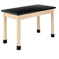 SHAIN Lab Table 30H x48W x 24D Wood Laminate Top