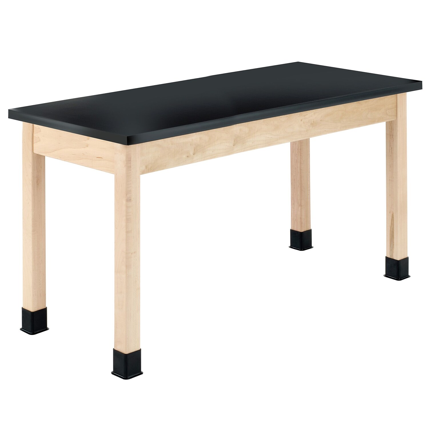 Diversified Woodcrafts Rectangular Science Table, 54 x 24, Black/Maple (P7202BM30N)