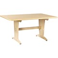 SHAIN Art/Planning Table 26H x 60W x 42D Solid Maple