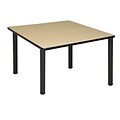 Regency Seating Beige Square Table 36 Metal/Wood