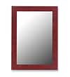 Hitchcock Butterfield Company Barnwood Red Wall Mirror; 22" H x 58" W