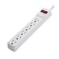 Belkin™ F5C047 6-Outlet 300 Joule Surge Protector With 3' Power Cord; White