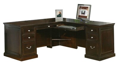 Kathy Ireland Home by Martin Fulton Collection Wood Executive Desk