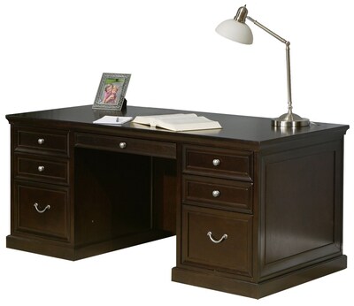 Martin Furniture Fulton Collection, 72 Double-Pedestal Executive Desk