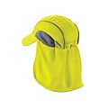 Ergodyne Chill-Its High-Performance Cooling High Visibility Sun Hat, Hi-Visibility Lime, One Size (1