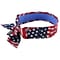 Ergodyne® Chill-Its® 6700 Evaporative Cooling Bandana With Cooling Towel, Stars and Stripes, 6/Pack