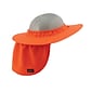 Ergodyne Chill-Its® Sun Shade Attachment, Polyester, Orange (12641)