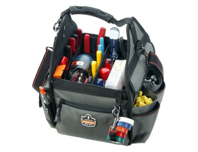 Ergodyne® Arsenal® Electrician Tool Organizer, Gray, 18H x 11W x 9 1/2L