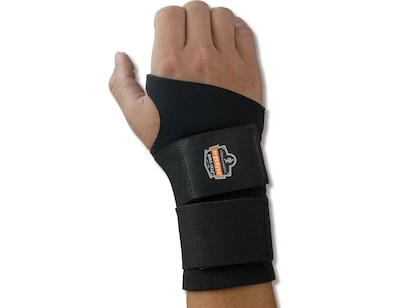 Ergodyne ProFlex 675 Neoprene Wrist Support with Double Strap, Medium (16623)