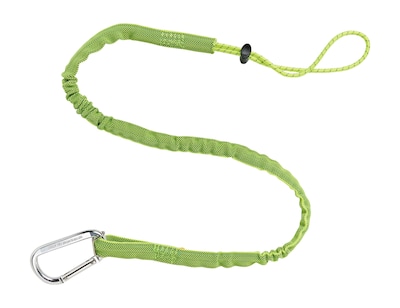 Ergodyne Squids® 3100 Single Carabiner-10lb, Standard, Lime