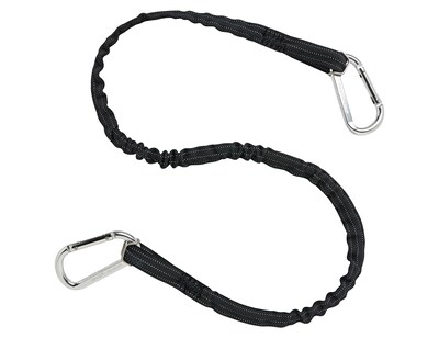 Ergodyne Squids Extended Dual Carabiner, 10 lb. Capacity, Black (19032)
