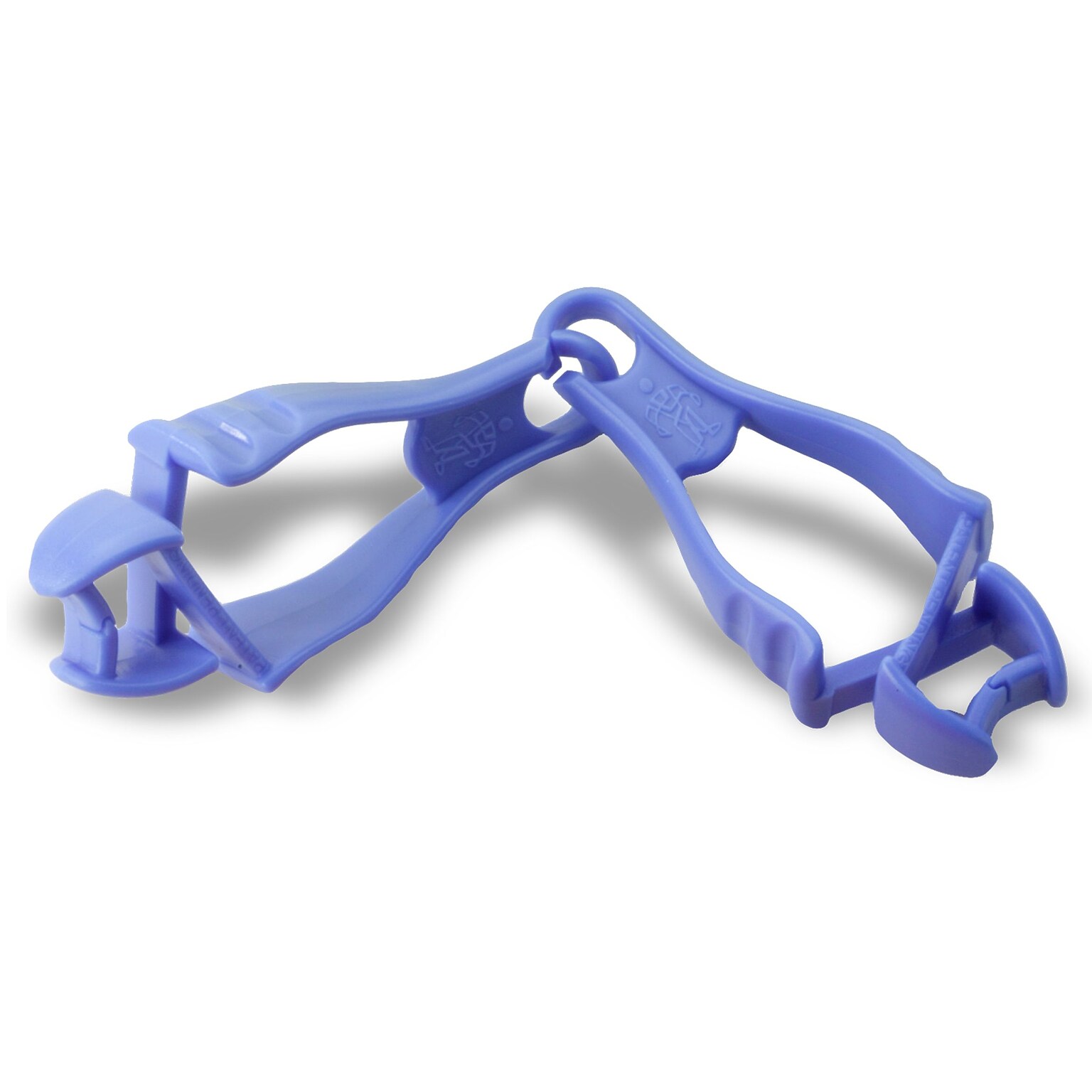 Ergodyne Squids Dual Clip Glove Grabber, Blue, 6/Carton (19117)