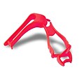 Ergodyne® Squids® Glove Grabber With Belt Clip, Red, 6/Pack