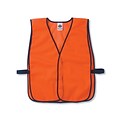 Ergodyne® GloWear® 8010HL Non-Certified Hi-Visibility Economy Vest, Orange, One Size, 24/Pack
