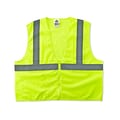 Ergodyne GloWear® 8210Z Class 2 Economy Vest, 4XL/5XL, Lime