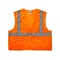 Ergodyne GloWear 8215BA High Visibility Sleeveless Safety Vest, ANSI Class R2, Orange, 4XL/5XL (2106