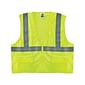 Ergodyne GloWear 8220Z High Visibility Sleeveless Safety Vest, ANSI Class R2, Lime, 2XL/3XL (21127)