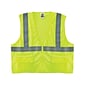 Ergodyne GloWear 8220Z High Visibility Sleeveless Safety Vest, ANSI Class R2, Lime, S/M (21123)