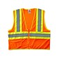 Ergodyne® GloWear® 8229Z Class 2 Hi-Visibility Economy Two-Tone Vest, Orange, Small/Medium