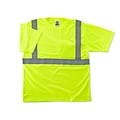 Ergodyne® GloWear® 8289 Class 2 Hi-Visibility Safety T-Shirt, Lime, 5XL