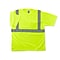 Ergodyne GloWear 8289 Economy T-Shirt, ANSI Class R2, X-Large, Lime