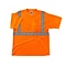 Ergodyne GloWear 8289 Class 2 Hi-Visibility Safety T-Shirt, Orange, 2XL
