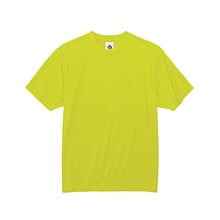Ergodyne GloWear 8089 High Visibility Short Sleeve T-Shirt, Lime, Large (21554)