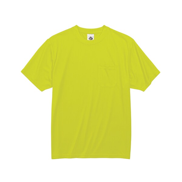 Ergodyne GloWear 8089 Non-Certified Hi-Visibility Safety T-Shirt, Lime, Medium (21553)