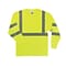 Ergodyne GloWear® 8391 High Visibility Long Sleeve T-Shirt, ANSI Class R3, Lime, Large (21704)