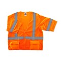 Ergodyne® GloWear® 8320Z Class 3 Hi-Visibility Standard Vest, Orange, 2XL/3XL