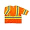 Ergodyne GloWear 8330Z High Visibility Short Sleeve Safety Vest, ANSI Class R3, Orange, 2XL/3XL (221