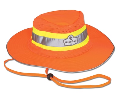 Ergodyne GloWear 8935 Cooling High Visibility Sun Hat, Orange, Large/Extra-Large (23258)