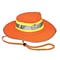 Ergodyne® GloWear® 8935 Class Headwear Hi-Visibility Ranger Hat, Orange, Small/Medium