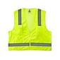 Ergodyne GloWear 8249Z High Visibility Sleeveless Safety Vest, ANSI Class R2, Lime, S/M (24023)