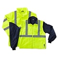Ergodyne® GloWear® 8385 Class 3 Hi-Visibility 4-in-1 Jacket; Lime, 2XL