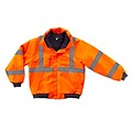 Ergodyne® GloWear® 8380 Class 3 Hi-Visibility Bomber Jacket, Orange, 3XL