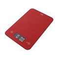 American Weigh Scales ONYX Ultra Slim Digital Kitchen Scale; Red