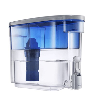 Kaz PUR 2 Stage Water Filter Dispenser, 1.125 gal, Blue