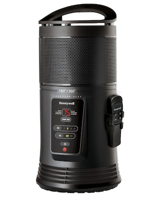 Honeywell Ceramic Electric Heater, Black (HZ445R)