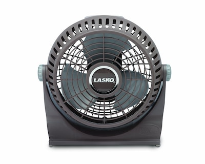 Lasko 11.7 2-Speed Oscillating Floor Fan, Brown (505)
