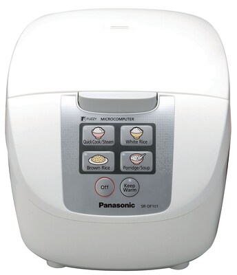 Panasonic® Fuzzy Logic Rice Cooker With One Touch Cooking, White