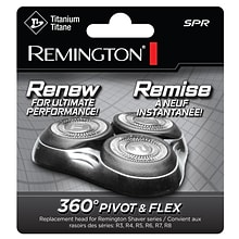 Remington® Replacement Head and Cutter Assembly For 360 Pivot & Flex Rotary Shavers; Chrome