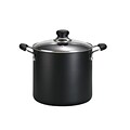 T-fal® Specialty Nonstick Aluminum Stockpot; Black, 12 qt.