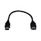 QVS 12 USB 2.0 Male to Female Extension Cable, Black