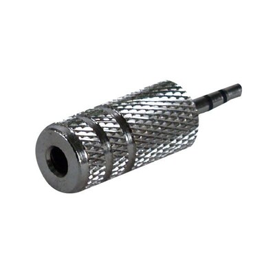 QVS® 3.5 mm Female/2.5 mm Male Mini-Stereo/Speaker Adapter