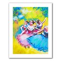 ArtWall Interpretation of Three Ballerinas... Unwrapped Canvas Art By Susi Franco, 32 x 24