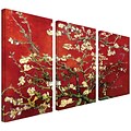 ArtWall Interpretation in Red... Gallery Wrapped Canvas Art By Vincent Van Gogh, 24 x 36