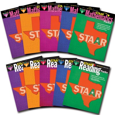 Newmark Learning Staar, Reading and Mathematics Practice Set, 10/Set