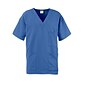 Madison AVE™ Unisex Scrub Top With 3 Pockets, Ceil Blue, Large